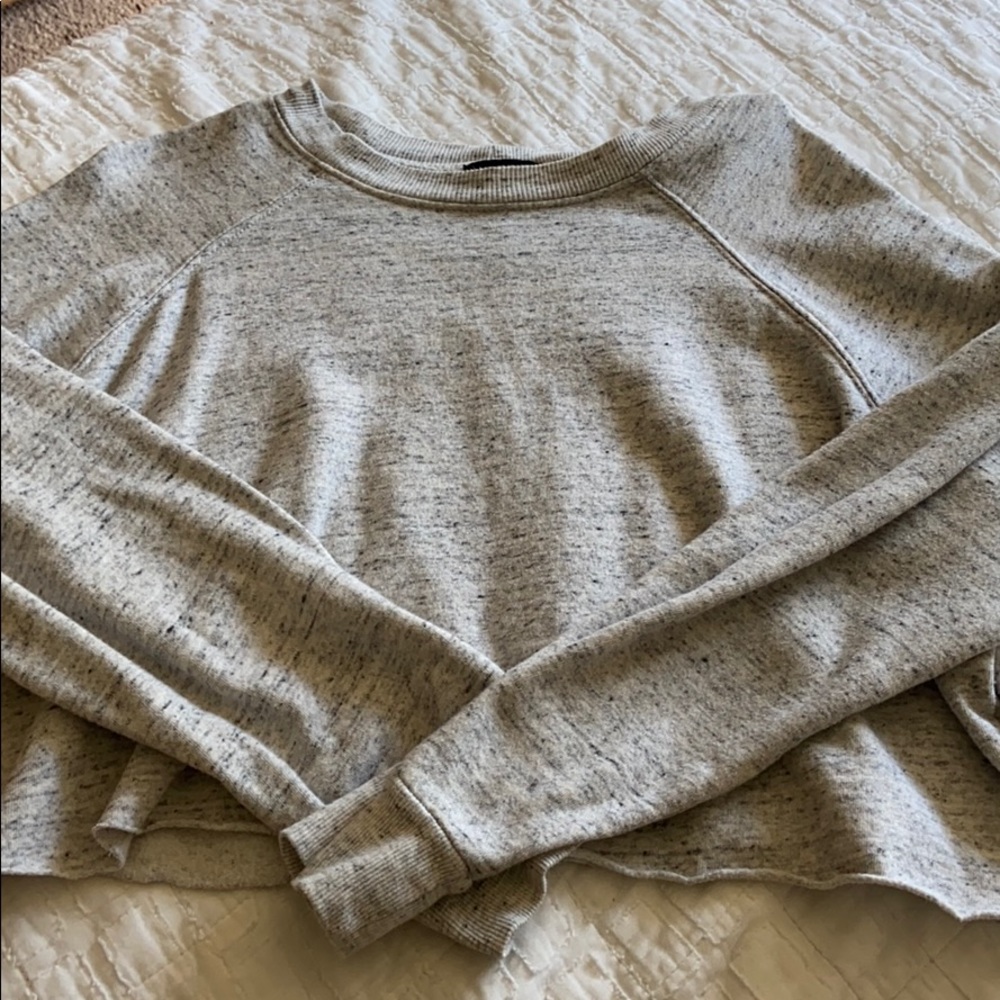 BDG cropped grey sweater